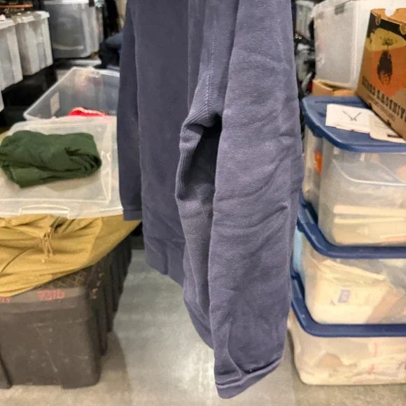 Tracksmith Trackhouse Sweatshirt Hoody, Navy, Large - Picture 6 of 6